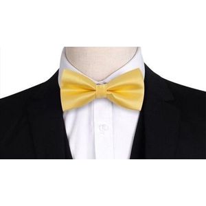 *** Vlinderstrik Bow Tie - Strikje - Smoking-Strik - Goud - Voorgeknoopt - Vlinderdas - Verstelbaar - van Heble® ***