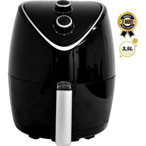 Royalty Line ® AF-3.1 Airfryer - Heteluchtfriteuse XL - Airfryer XL - 3 Liter - Geschikt Voor 800 Gram Friet - 1400W - Zwart