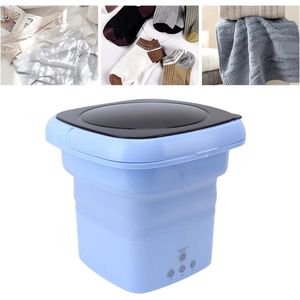 Opvouwbare Wasmachine met Snelheidsmotor - Draagbare Mini Wasautomaat voor Camperreizen en Appartementen