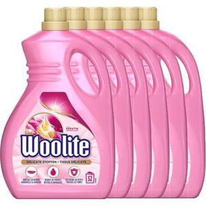 Woolite Wol & Zijde Delicate Stoffen Vloeibaar Wasmiddel - 6  x 1.9l (192 Wasbeurten)