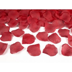 Partydeco - Luxe rozenblaadjes Rood 500 stuks