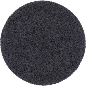 Ronde badmat MUSA kleur Caviar, diameter 80 cm (MUSBMR-633)