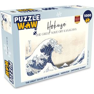 Puzzel The great wave off Kanagawa - Hokusai - Japanse kunst - Legpuzzel - Puzzel 1000 stukjes volwassenen