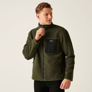 Regatta Frankie Borg Fleecevest - Heren Lange rits fleece - Dark Khaki