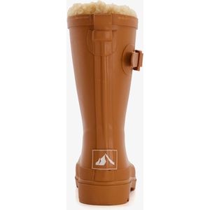 Mountain Peak gevoerde kinder regenlaarzen bruin - Maat 41 - 100% stof- en waterdicht