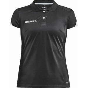 Craft Poloshirt Pro Control Impact Dames Zwart
