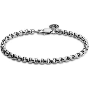 Lucleon - Heren - Roestvrij Staal Schakelarmband - Staal