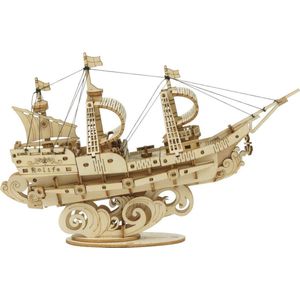 Robotime Modelbouwpakket Sailing Ship 12 Cm Hout 118-delig