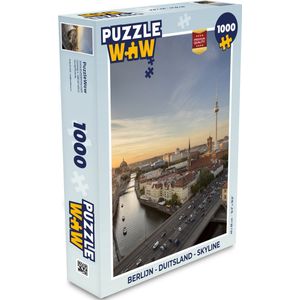 Puzzel Berlijn - Duitsland - Skyline - Legpuzzel - Puzzel 1000 stukjes volwassenen