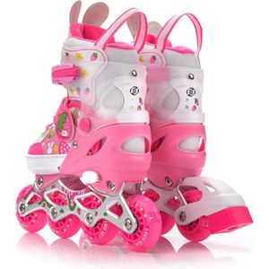 Equivera Rolschaatsen Meisjes - Skeelers Meisjes - Rolschaatsen Kinderen - Cadeautip voor uw kind!