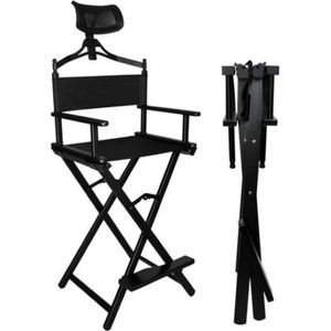 Esem Professionele Make-up Stoel - Visagie Stoel - Make-up Artist Chair - Regisseursstoel Inklapbaar