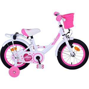 Volare Ashley Kinderfiets - Meisjes - 14 inch - Wit