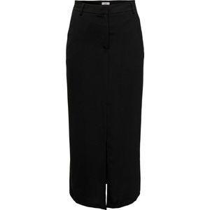 Jacqueline de Yong Rok Jdyrizz Hw Midi Slit Skirt Wvn Exp 15323266 Black Dames Maat - L