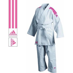 Adidas Judopak J350 Club Wit/Roze 160cm
