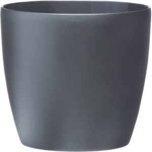 2 stuks - elho - Bloempot Brussels rond 18 cm antraciet
