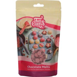 FunCakes Chocolade Melts Smeltchocolade - Ruby 200g