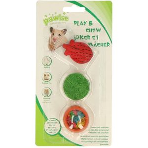 Pawise Wood'n Loofah Pretty Toys Aardbei