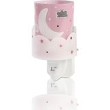 Dalber Moon - kinder stopcontactlampen - Roze;Wit