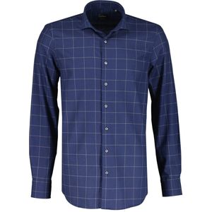 Jac Hensen Overhemd - Modern Fit - Blauw - 4XL Grote Maten