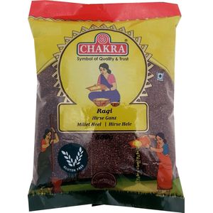 Chakra - Vingergierst - Ragi - Finger Millet - 3x 500 g