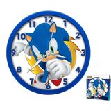 Sonic Wandklok - Klok - The Hedgehog - 25CM - Blauw