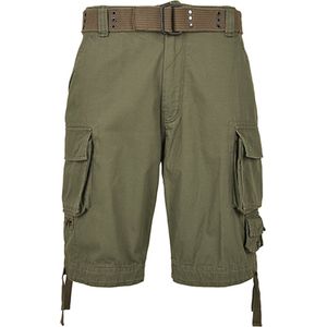 Unisex Shorts 'Savage' met zijzakken Olive - 5XL