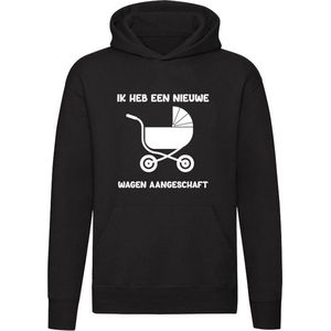 Ik heb een nieuwe wagen aangeschaft | baby | kinderwagen | vader | moeder | grappig | Unisex | Trui | Hoodie | Sweater | Capuchon