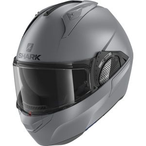 SHARK EVO GT BLANK Motorhelm Systeemhelm MAT Antraciet - Maat S