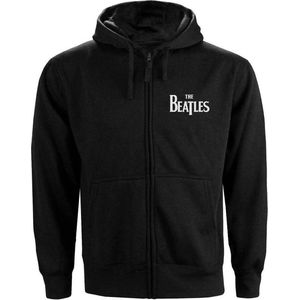 The Beatles - Drop T Logo Vest met capuchon - L - Zwart