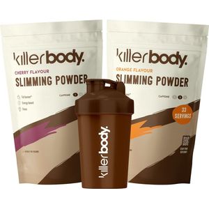 Killerbody Fatburner Voordeelpakket + Shaker - Orange & Cherry - 1200 gr
