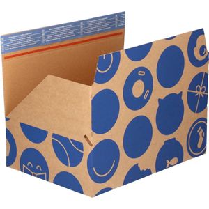 25x Bol.com verzenddozen 280 x 200 x 80 mm