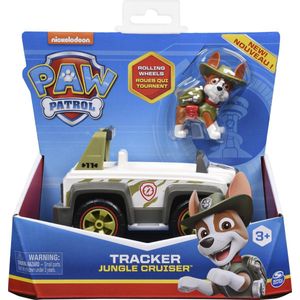 PAW Patrol - Tracker's Jungle Cruiser - speelgoedauto met speelfiguur