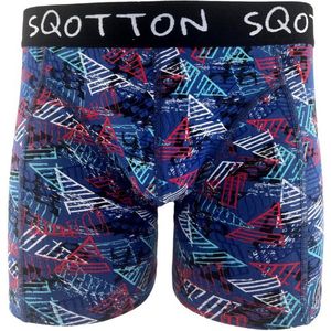 Boxershort - SQOTTON® - Sailing - Blauw - Maat M
