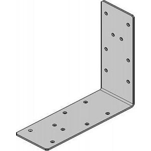 BAT - hoekanker zonder ril / hoekijzer - 55mm x 125mm x 125mm - sendzimir verzinkt (prijs per 25 stuks)