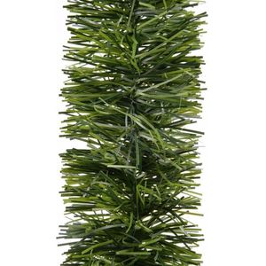 5x Kerstslingers dennenslinger groen 270 cm - Guirlande folie lametta - Groene kerstboom versieringen
