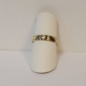 trouwring - dames - Aller Spanninga - 110 - geelgoud - 14 karaat - diamant - sale Juwelier Verlinden St. Hubert - van €662,= voor €431,=