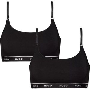 Hugo Boss dames 2P HUGO bralette zwart - XL