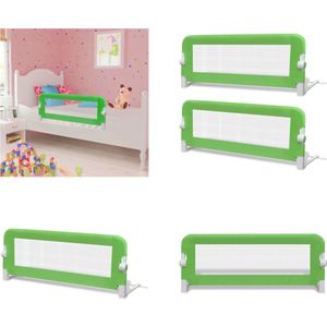 vidaXL Kinderbedhekjes 2 st 102x42 cm groen - Bedhekje - Bedhekjes - Baby Bedhekje - Baby Bedhekjes