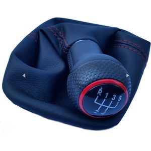 Pookknop Geschikt voor Volkswagen Golf 4 Rode accenten (5 Versnelling) 1.4 1.6 of SDI 22mm