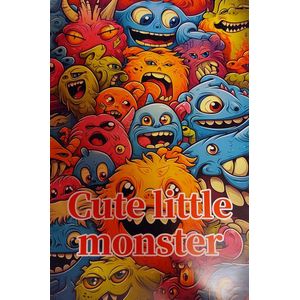 Kleurboek - Kleurboek volwassenen - Schattige monsters - Veel verschillende monsters - Tekenen - Inkleuren - Hobby - Art - Kleuren en ontspanning