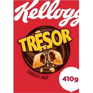 Kellogg's Tresor Choco & Nuts Ontbijtgranen - 6 x 410 gr - Voordeelverpakking