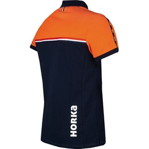 Knhs Polo Knhs Heren Donkerblauw-oranje