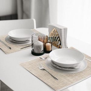 Placemats, antislip, Hittebestendig, Voor de Keukentafel, 45L x 30W centimetres/6
