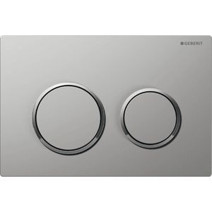 Geberit Kappa 21 drukplaat mat chroom/chroom/mat chroom tbv UP200 en UP120