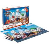 Paw Patrol - XL Puzzel - Kleur Je Eigen Puzzel - Inclusief 4 Potloden