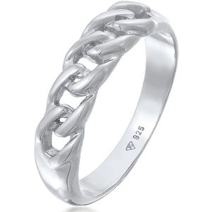 Elli Dames Ring Dames Knoop Keten Design in 925 Sterling Zilver