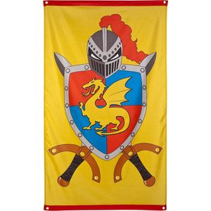 Boland - Polyester vlag Knights & Dragons - Ridders & Draken - Ridders & Draken