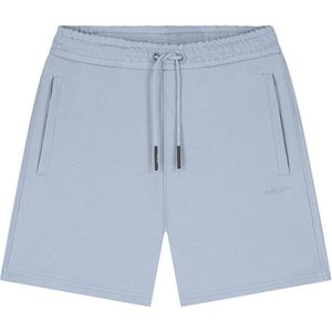Ballin Amsterdam - Heren Regular fit Shorts Sweat - Blue Grey - Maat S