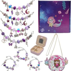 Equivera Armbandjes Maken Set Meisjes - Knutselset Meisjes - Knutselset voor Meisjes - Knutselset Meiden - Sieraden Maken Meisjes - Armbandjes Maken Meisjes - Cadeautip voor uw kind!