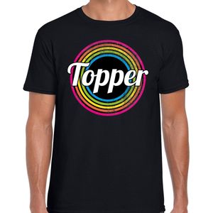 Topper fan t-shirt zwart voor heren - Toppers supporter shirt XL